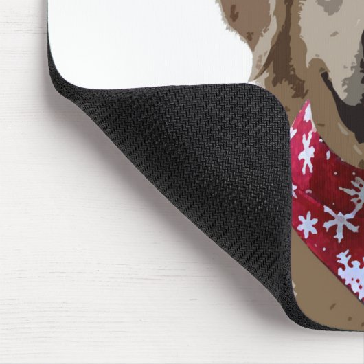 Golden Retriever Puppy met Bandana Mousepad Muismat (Hoek)