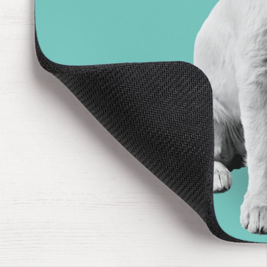 Golden Retriever Puppy met Bubble Gum Muismat (Hoek)