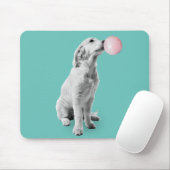 Golden Retriever Puppy met Bubble Gum Muismat (Met muis)