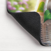 Golden Retriever Puppy met Lila mand Muismat (Hoek)