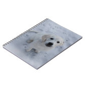 Golden Retriever Puppy Notepad Notitieboek (Linkerzijde)