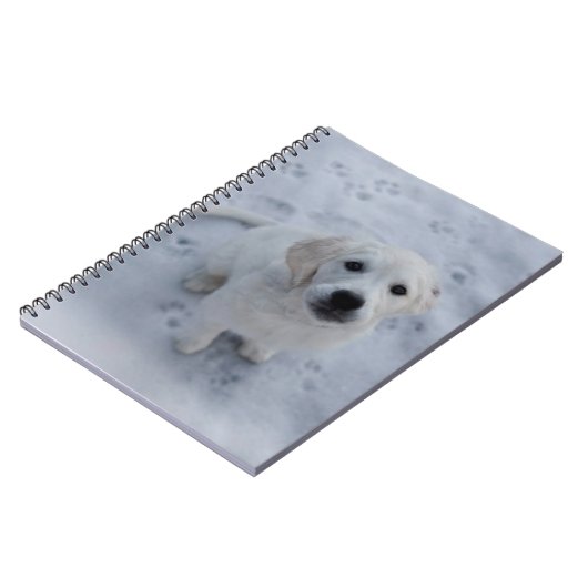 Golden Retriever Puppy Notepad Notitieboek (Linkerzijde)