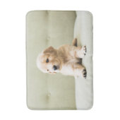 Golden Retriever Puppy op Couch Badmat (Voorkant Verticaal)