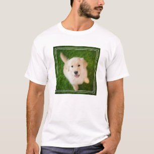 Golden Retriever Puppy op Grass T-shirt
