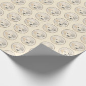 Golden Retriever Puppy Painting - Originele Dog Ar Cadeaupapier (Hoek)