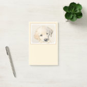 Golden Retriever Puppy Painting - Originele Dog Ar Post-it® Notes (Kantoor)