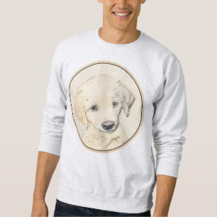 Golden Retriever Puppy Painting - Originele Dog Ar Trui