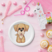 Golden Retriever Puppy Papieren Bordje (Feest)