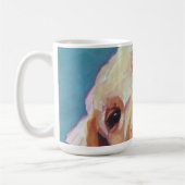 Golden Retriever Puppy Pet Portret Coffee Mok (Links)