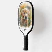 Golden Retriever Puppy Pickleball Paddle (Links)