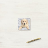 Golden Retriever Puppy Post It Notes (Op bureau)