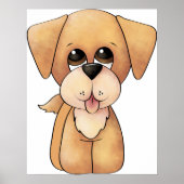 Golden Retriever Puppy Poster (Voorkant)