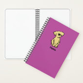Golden Retriever Puppy - Roze - Notitieboek (Binnen)