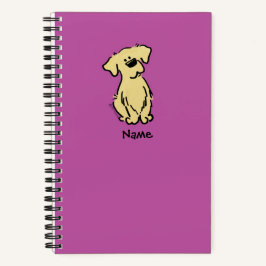 Golden Retriever Puppy - Roze - Notitieboek