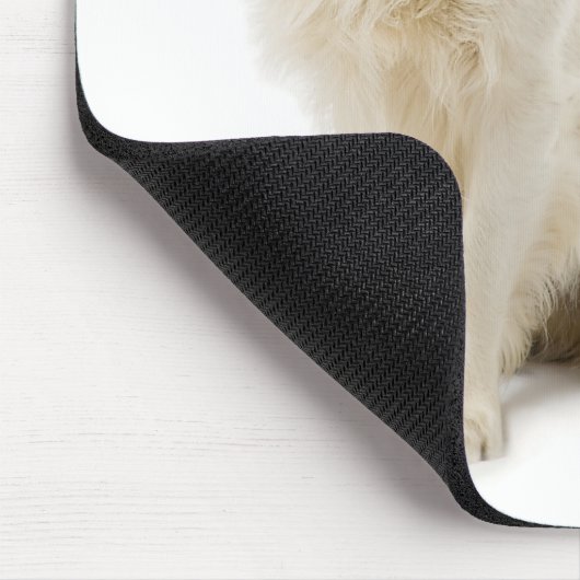 Golden Retriever Puppy Rule My World Mousepad Muismat (Hoek)