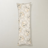 Golden Retriever Puppy Schilderen Originele Hond K Lichaamskussen (Achterkant (Verticaal))