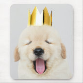 Golden Retriever Puppy Sleepy in Crown Muismat (Voorkant)