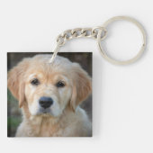 Golden Retriever Puppy Sleutelhanger (Achterkant)