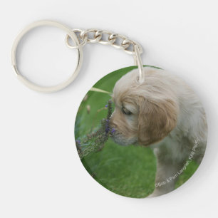 Golden Retriever Puppy Sleutelhanger