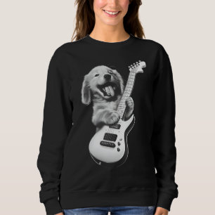 Golden Retriever Puppy Spelen Gitaar - Funny Guit Trui