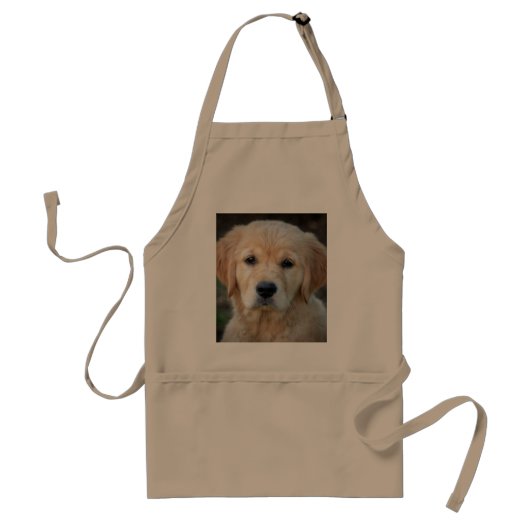 Golden Retriever Puppy Standaard Schort (Voorkant)