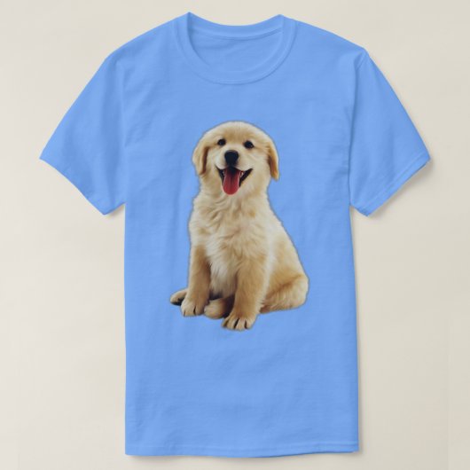 Golden Retriever Puppy T-shirt (Design voorkant)