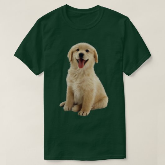 Golden Retriever Puppy T-shirt (Design voorkant)