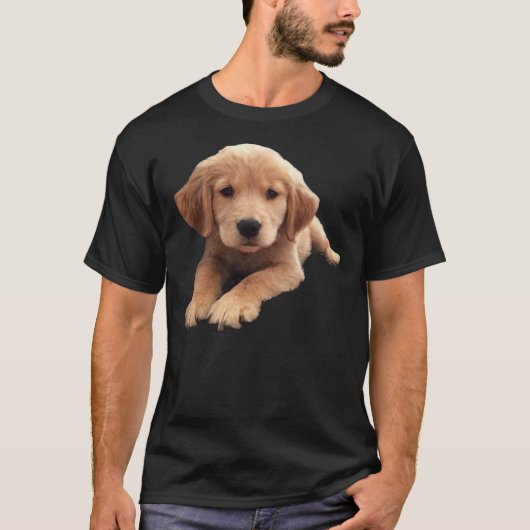 Golden Retriever Puppy T-shirt (Voorkant)