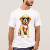 Golden Retriever Puppy T-shirt (Voorkant)