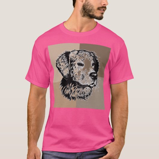 Golden Retriever Puppy T-shirt (Voorkant)