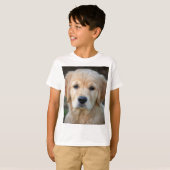 Golden Retriever Puppy T-shirt (Voorkant volledig)