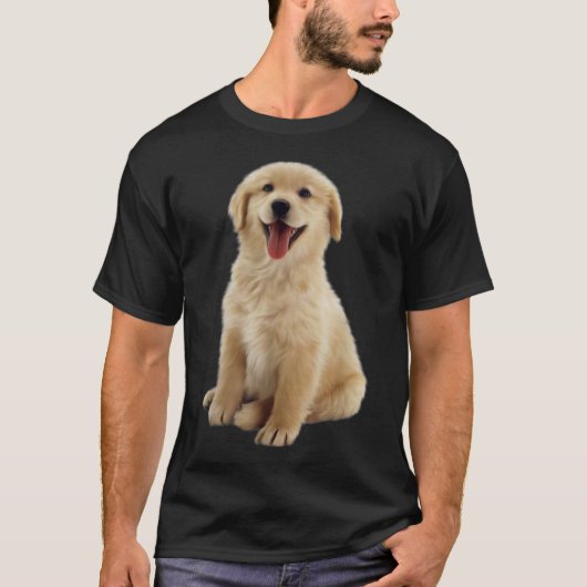 Golden Retriever Puppy T-shirt (Voorkant)
