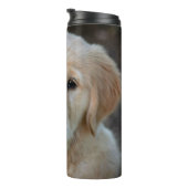 Golden Retriever Puppy Thermosbeker (Geroteerd rechts)