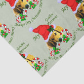 Golden Retriever Puppy Tissue Paper Tissuepapier (Detail)