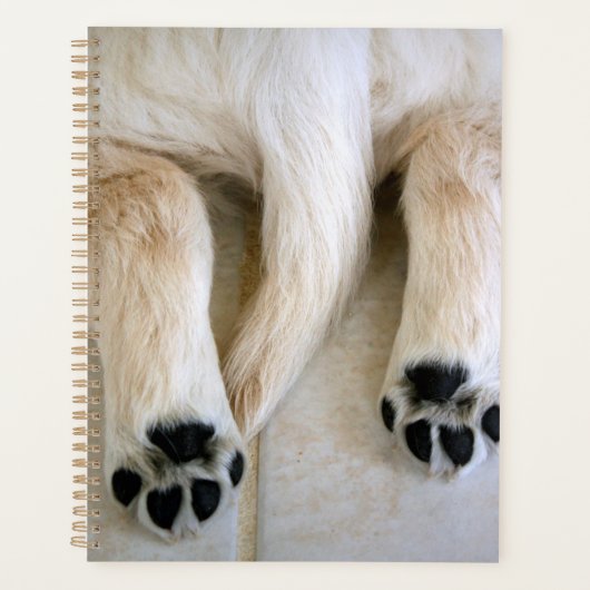 Golden Retriever Puppy Toes Planner (Voorkant)
