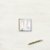 Golden Retriever Puppy Toes Post-it® Notes (Op bureau)