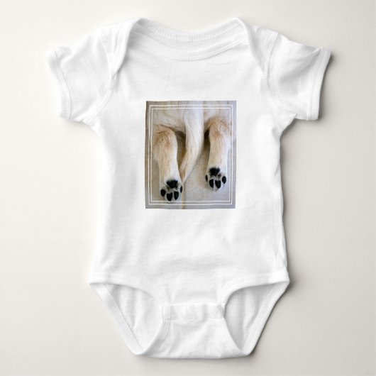Golden Retriever Puppy Toes Romper (Voorkant)