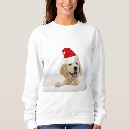 Golden Retriever Puppy vrouw Sweatshirt (Voorkant)