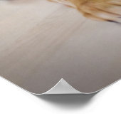 Golden Retriever Puppy wil spelen Poster (Hoek)