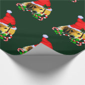 Golden Retriever Puppy Wrapping Paper Cadeaupapier (Hoek)