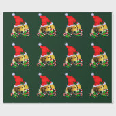 Golden Retriever Puppy Wrapping Paper Cadeaupapier (Vlak)