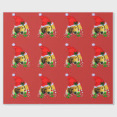 Golden Retriever Puppy Wrapping Paper Cadeaupapier (Vlak)
