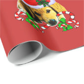 Golden Retriever Puppy Wrapping Paper Cadeaupapier (Rol Hoek)