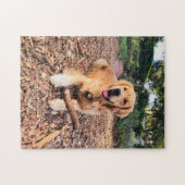 Golden Retriever Puzzle Legpuzzel (Horizontaal)