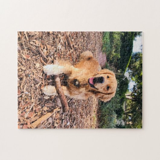 Golden Retriever Puzzle Legpuzzel (Horizontaal)
