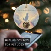 Golden Retriever Rainbow Bridge Memorial Ornament