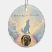 Golden Retriever Rainbow Bridge Memorial Ornament (Links)
