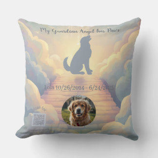 Golden Retriever Rainbow Bridge Memorial Pillow Kussen