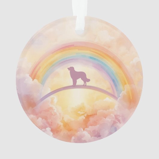  Golden Retriever Rainbow Bridge Ornament (achterkant)