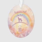  Golden Retriever Rainbow Bridge Ornament (voorkant)